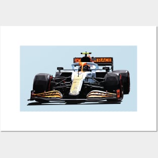 Lando F1 Monaco Edition Posters and Art